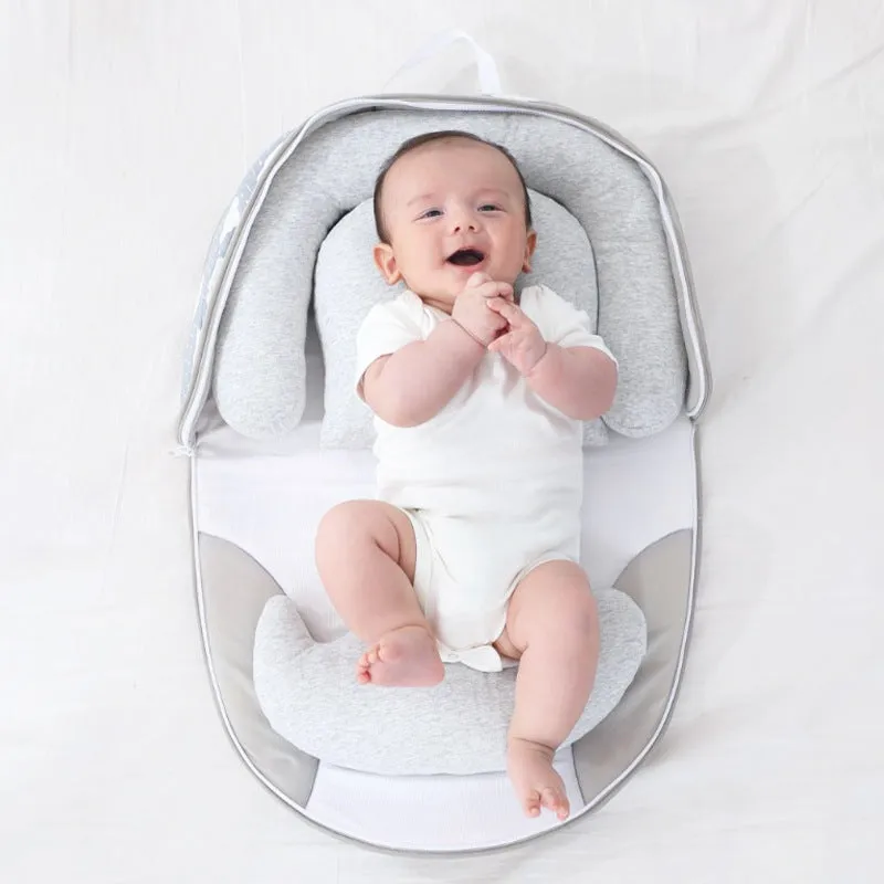 Little Gigglers World Baby Travel Portable Mobile Crib