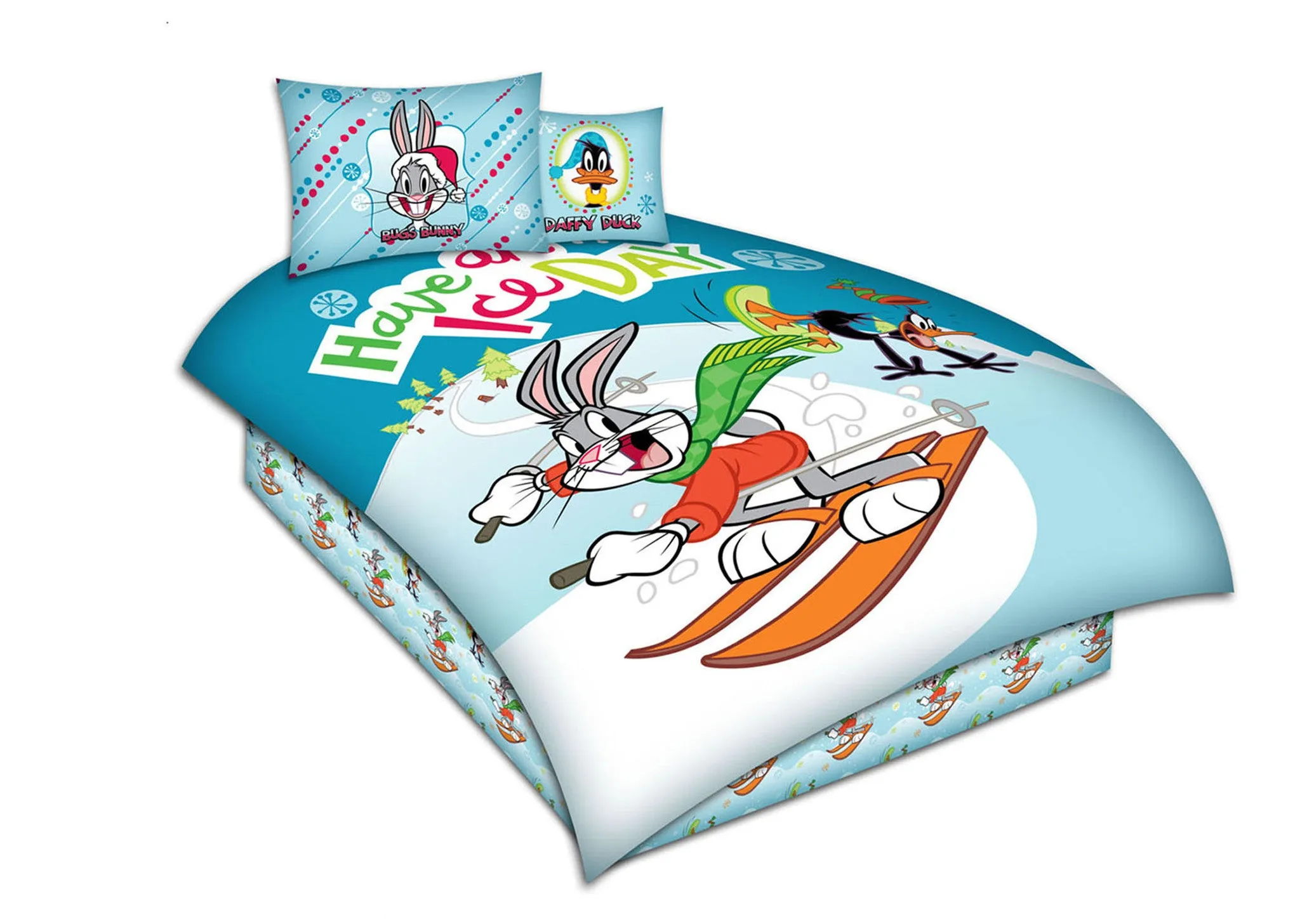 Looney Tunes Kids Comforter Set of 4 - Light Blue