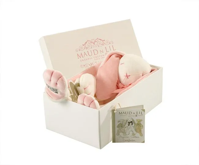 Maud n' Lil - 'Rose' The Bunny Comforter - Pink