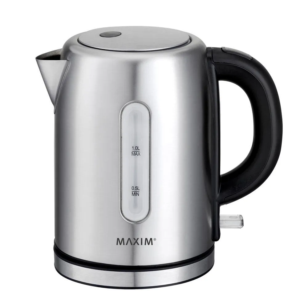 Maxim Kitchen Pro 1L Stainless Steel Kettle