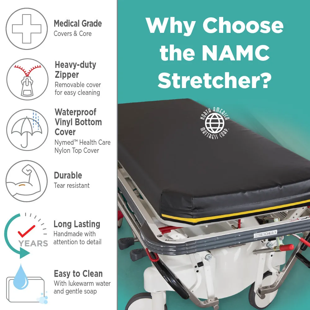 Midmark PACU 545 - 4" Standard Stretcher Pad with Color Identifier