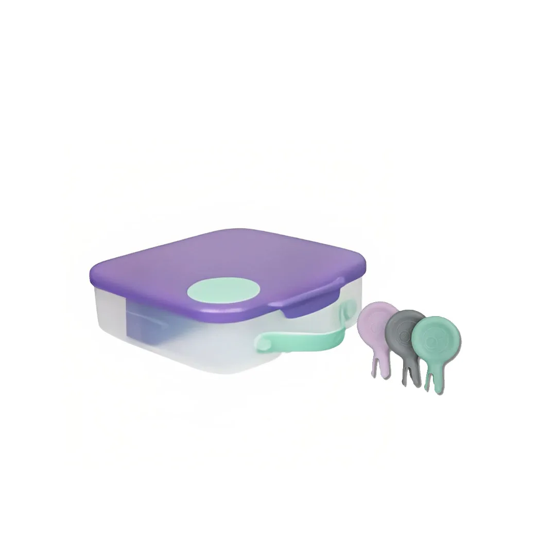 Mini Flork Set of 3 Pastel   Lunch Box Purple