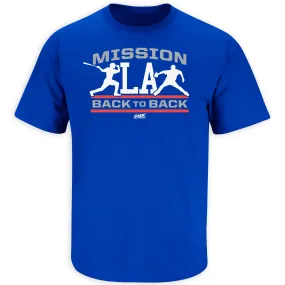 Mission Back to Back Shirt | Los Angeles Pro Baseball Apparel | Shop Unlicensed Los Angeles Gear