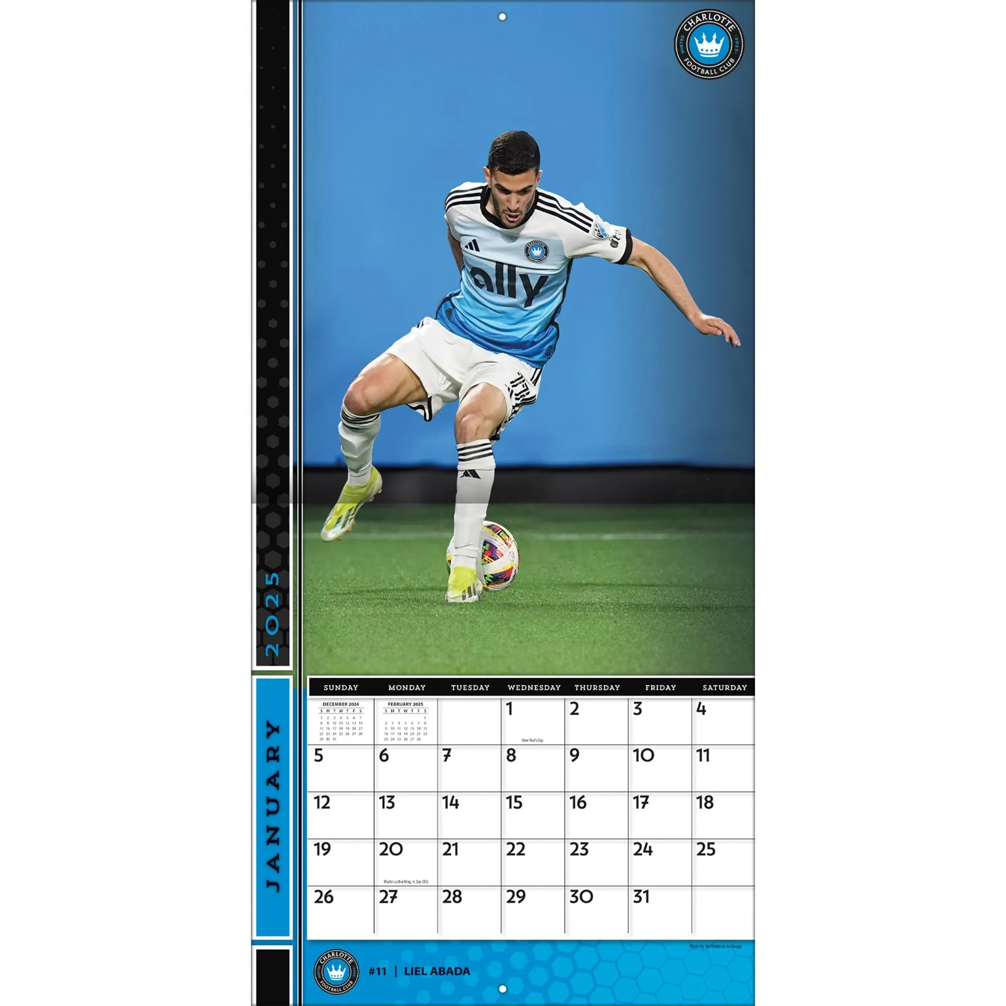 MLS Charlotte Wall 2025 Calendar - Online Exclusive