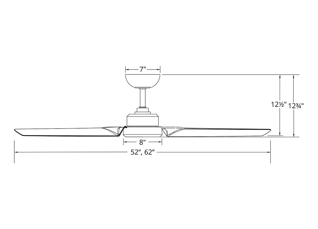 Modern Forms FR-W1910-52 Roboto 52" Ceiling Fan