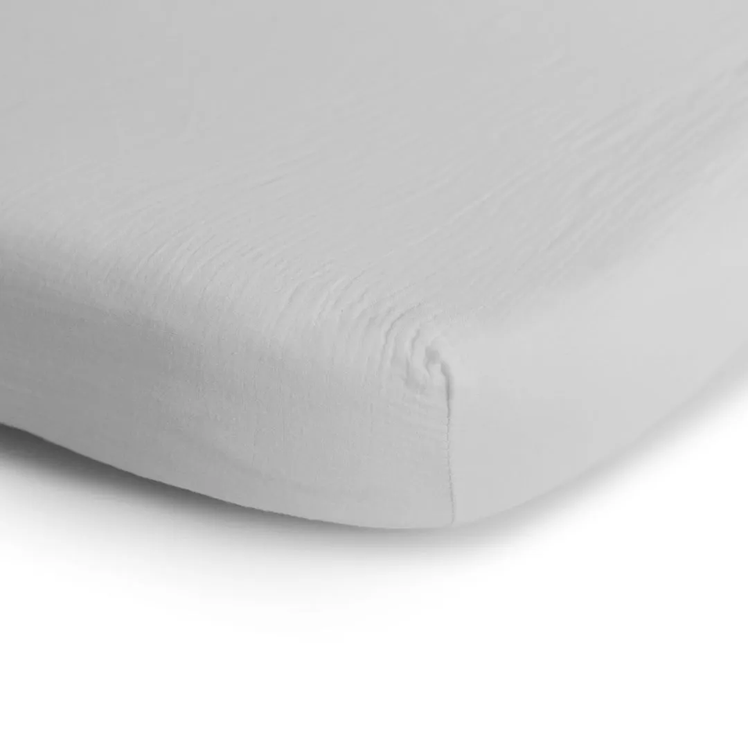 Mushie Extra Soft Muslin Mini Crib Sheet