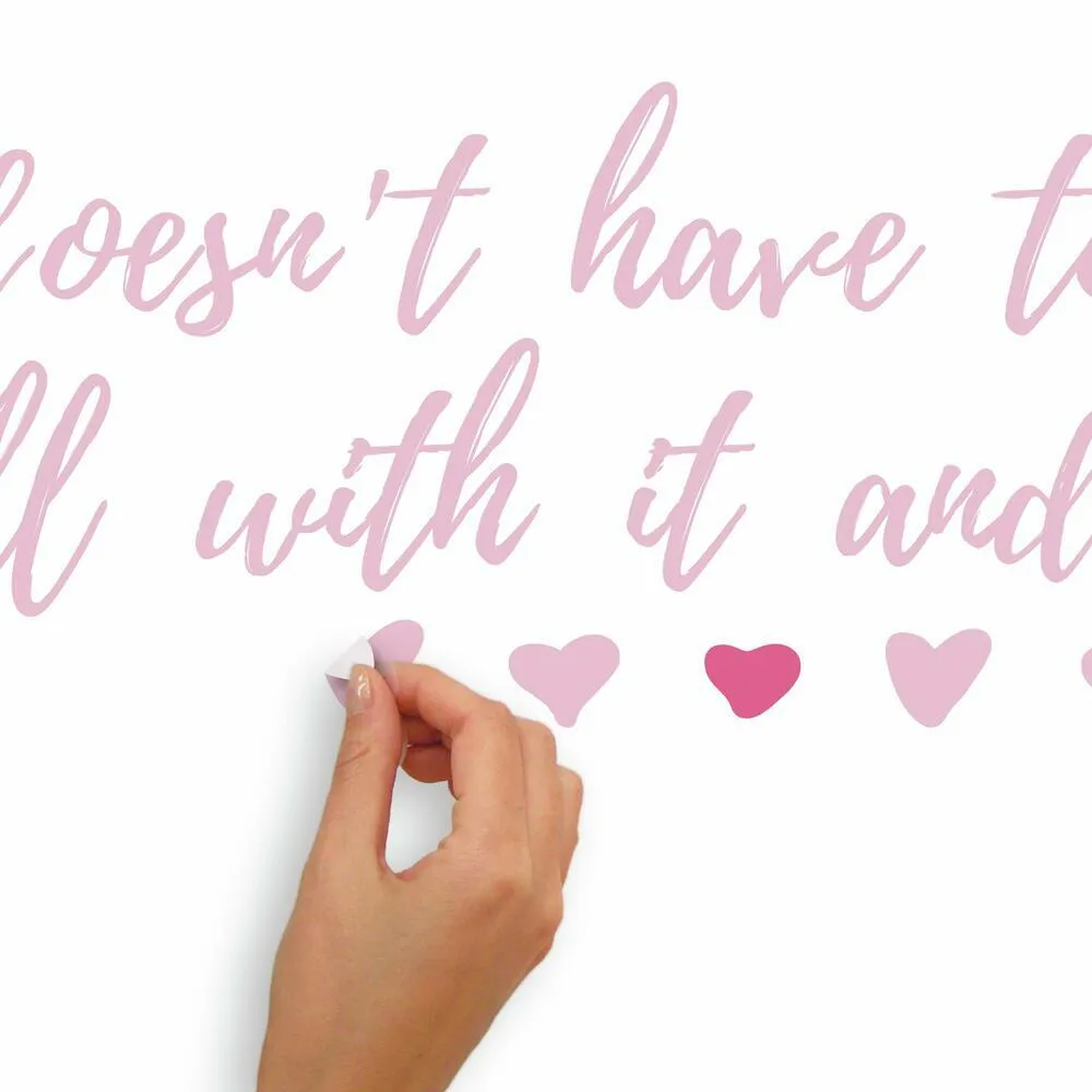 Netflix Always and Forever, Lara Jean Quote Peel and Stick Wall Decals