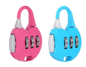 New Resettable Combination Pad Lock Set of 2 locks