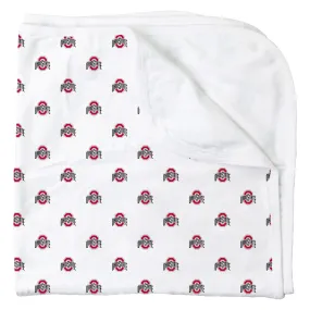 Ohio State All Over Print Logo Blanket