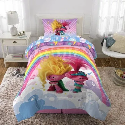 Open Box - Twin Trolls 3 Reversible Kids' Comforter