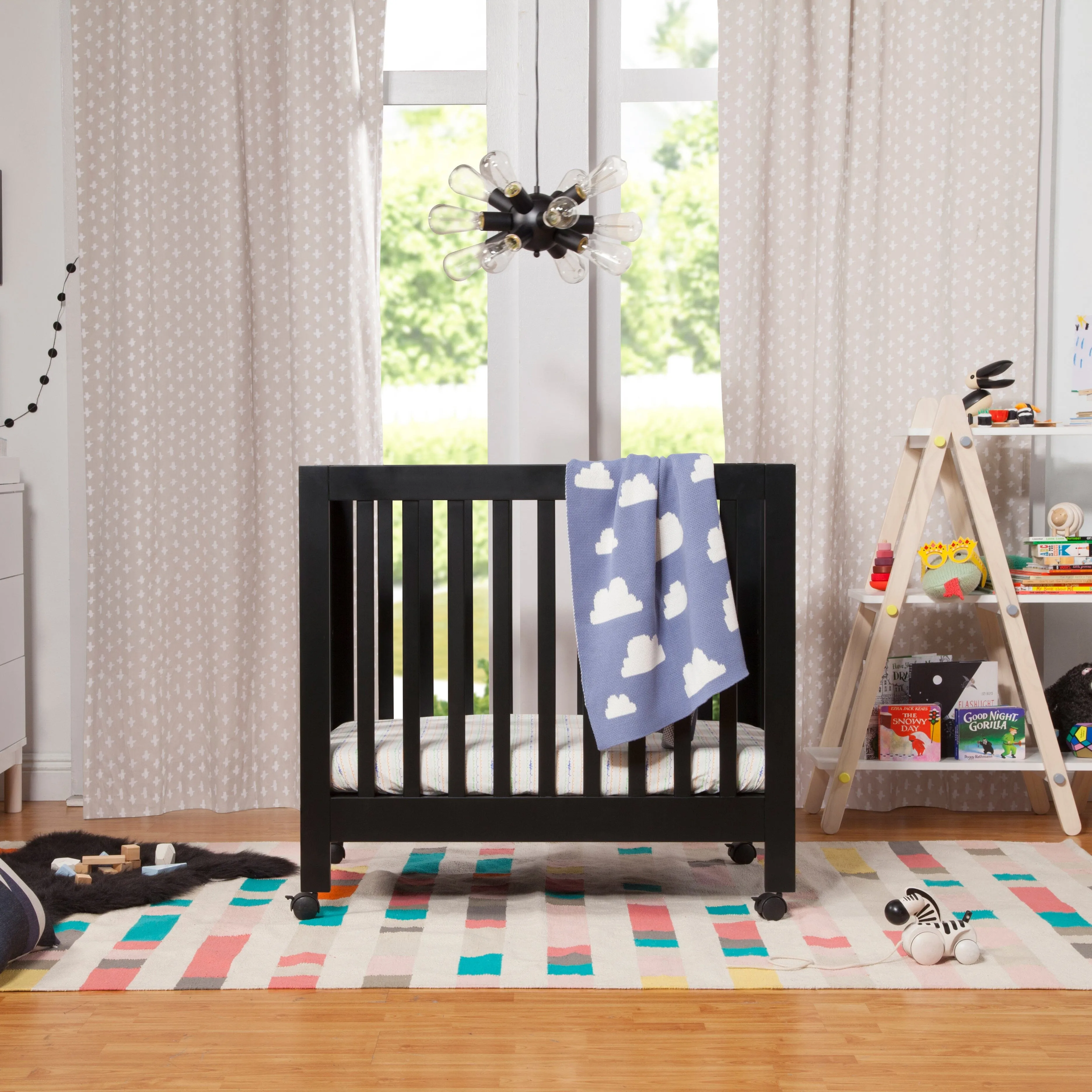 Origami Mini Crib | Black