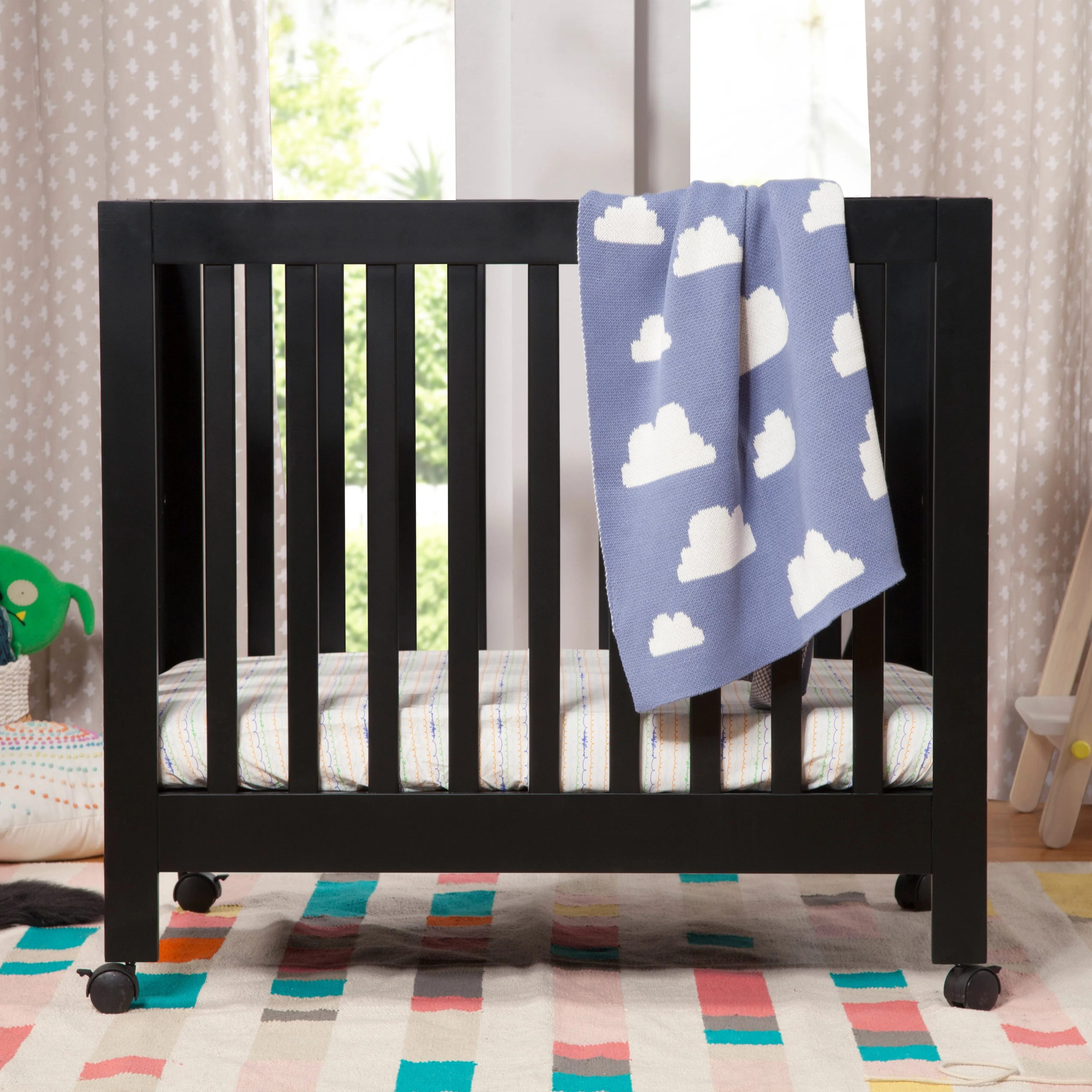 Origami Mini Crib | Black