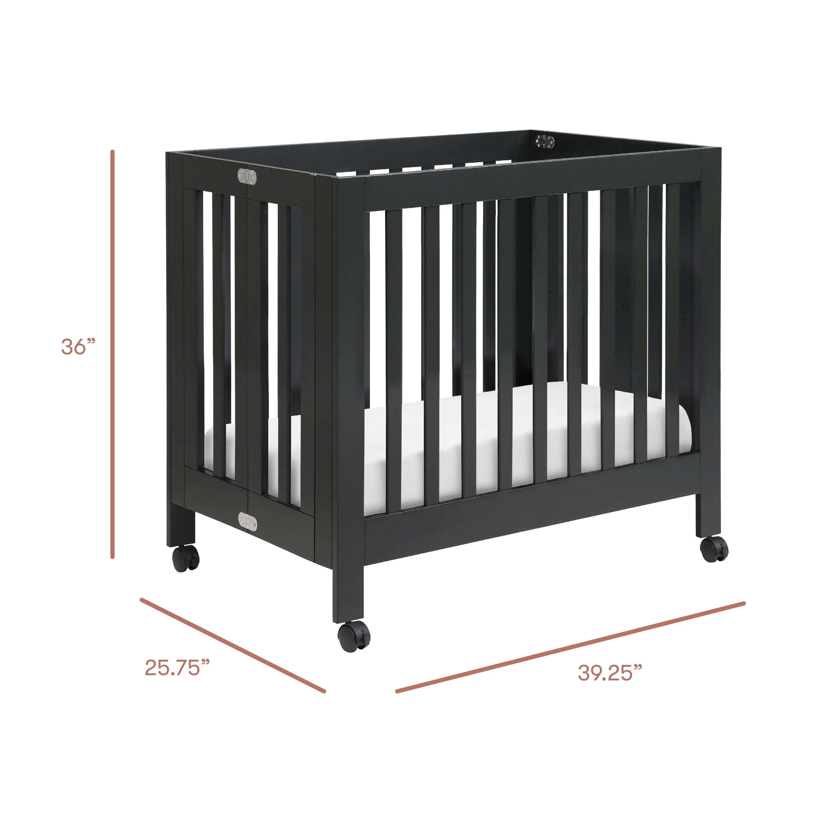 Origami Mini Crib | Black