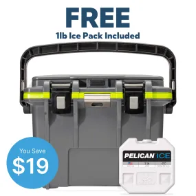 Pelican 14QT Personal Cooler - FREE Ice Pack