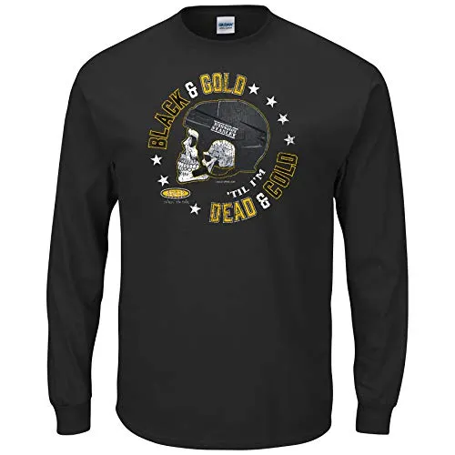 Pittsburgh Hockey Fans. Black and Gold 'Till I'm Dead and Cold. Black T-Shirt (Sm-5X)