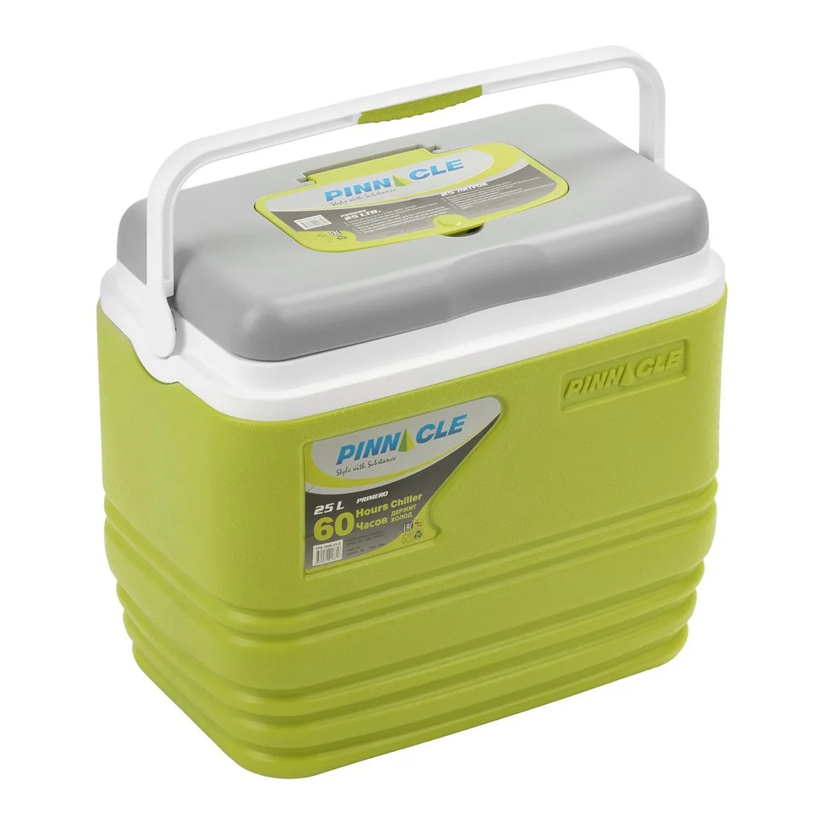 Primero Portable Camping Outdoor Ice Chest | 26 qt | Lid Cup Holders