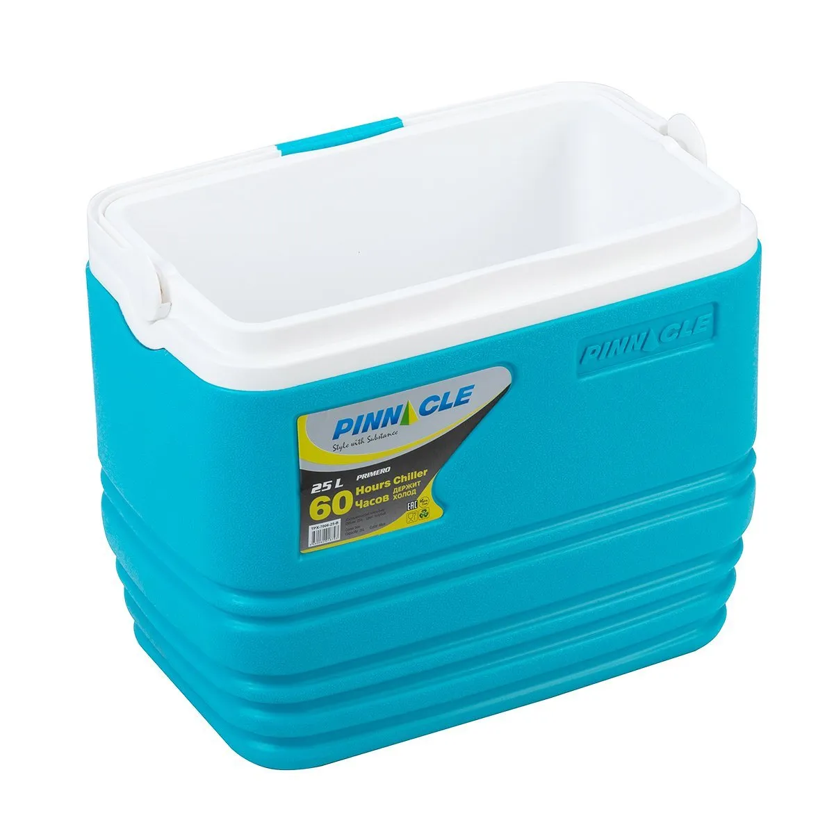 Primero Portable Camping Outdoor Ice Chest | 26 qt | Lid Cup Holders