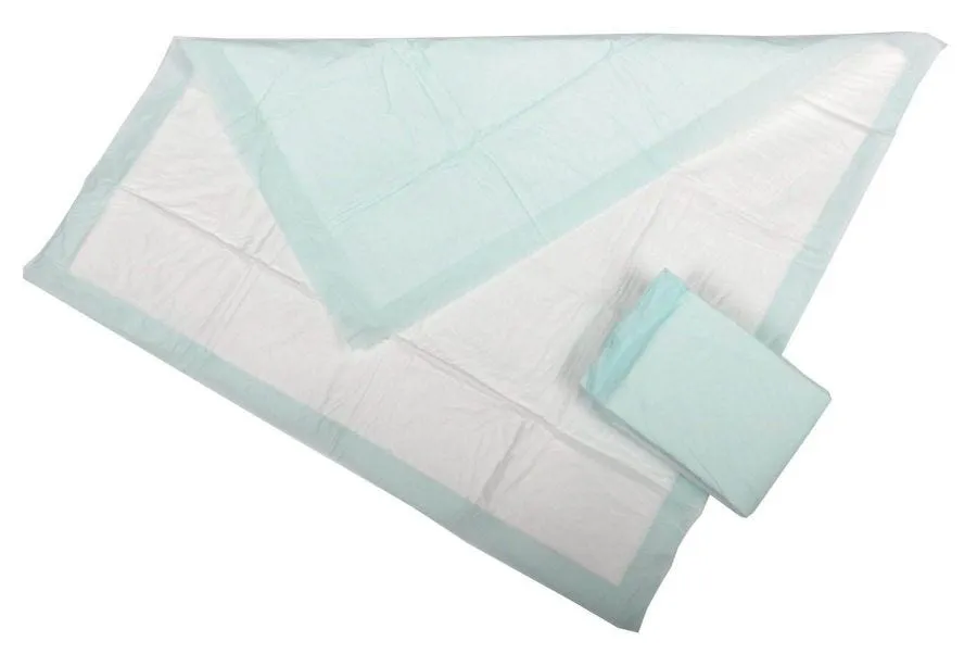 Protection Plus Polymer Underpads Super Absorbency 36 Inch x 36 Inch Case of 50