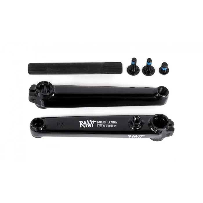 Rant BMX Bangin' 8 Cranks 165mm - Gloss  Black