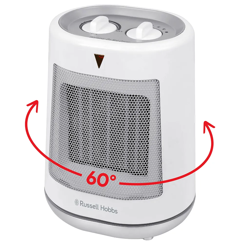 Russell Hobbs RHFH1008 electric space heater Indoor White 2000 W Fan electric space heater