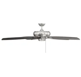 Salon Wind Star 68" 5 Blade Brushed Pewter Ceiling Fan