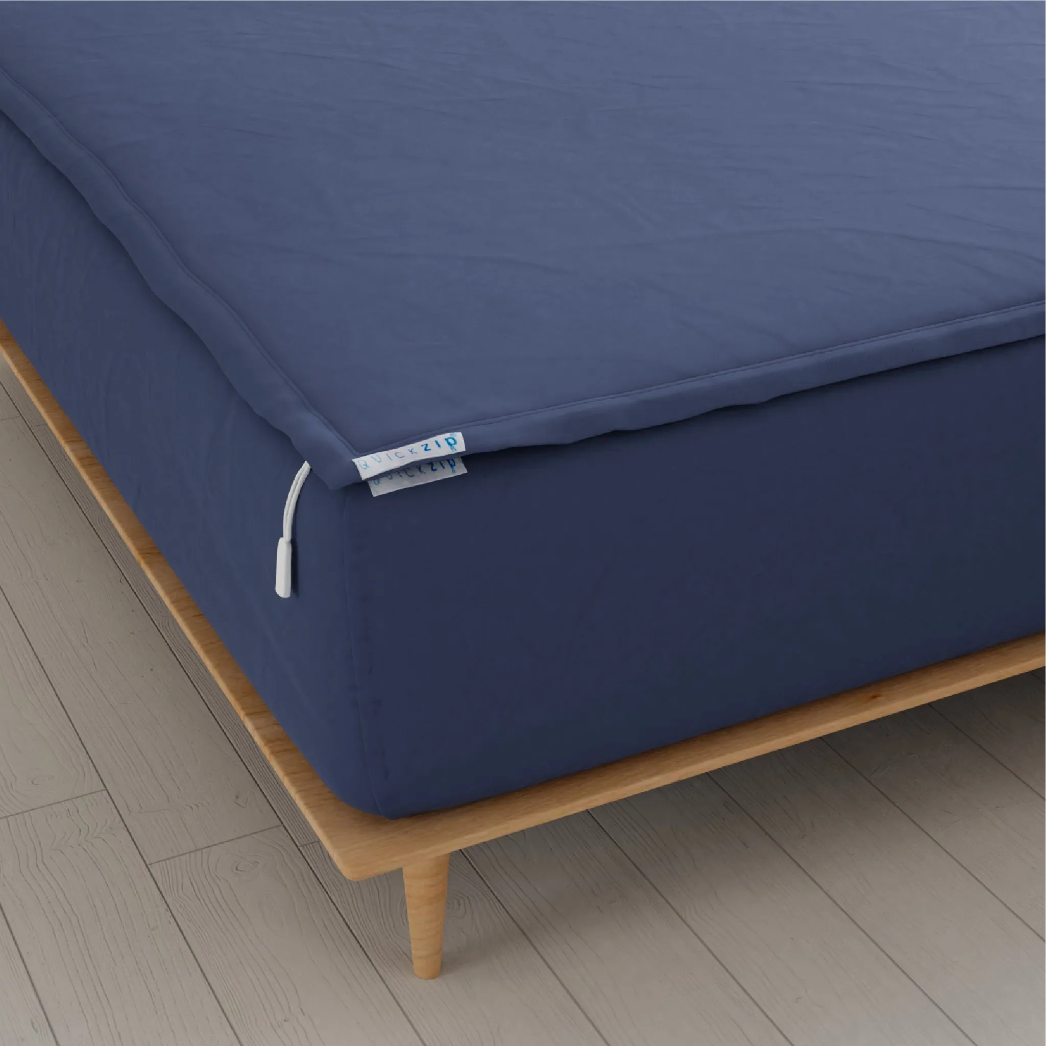 Sateen Fitted Sheet (Base   Zip Sheet ) - Twin