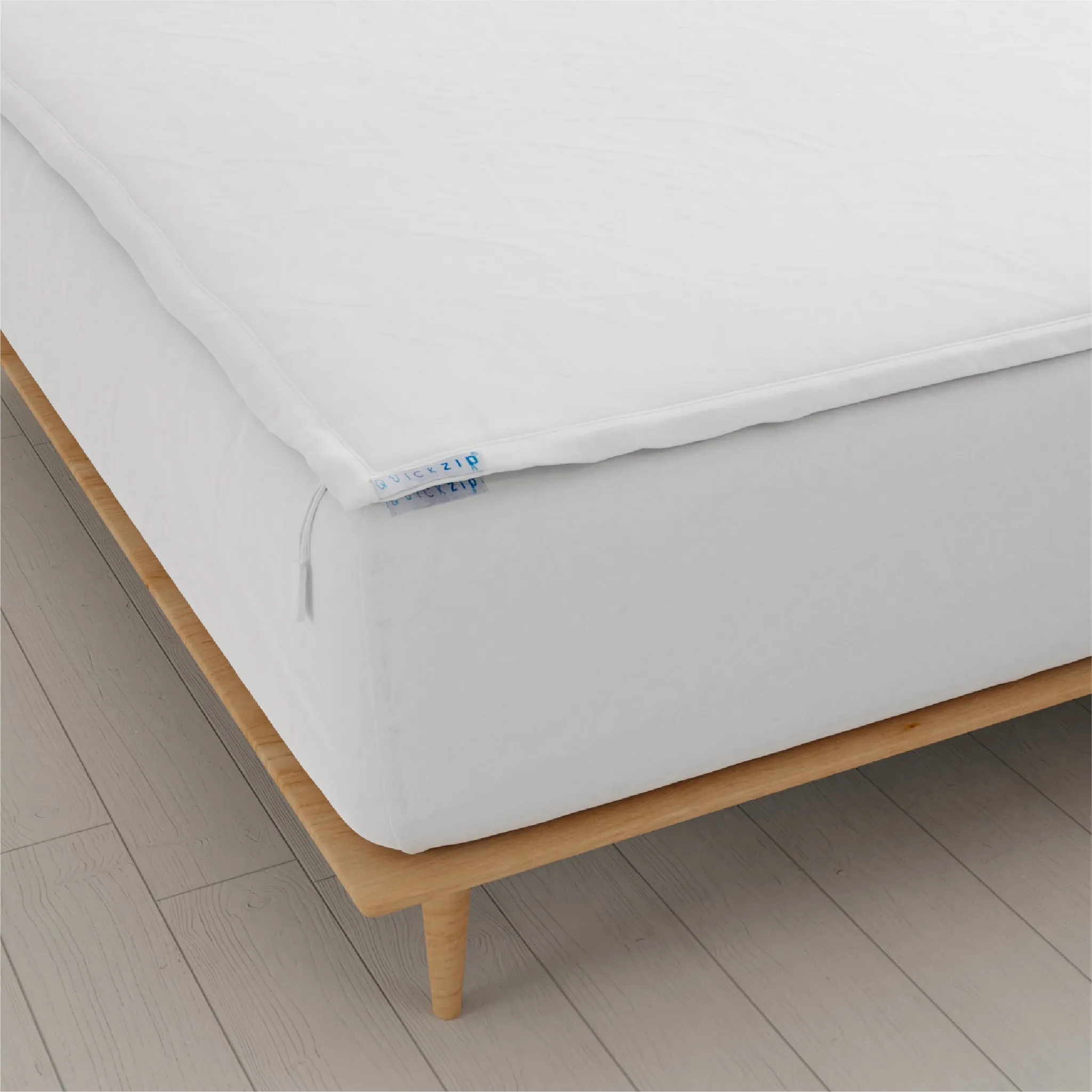 Sateen Fitted Sheet (Base   Zip Sheet ) - Twin