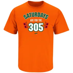 Saturdays T-Shirt for Miami College Fans (SM-5XL)