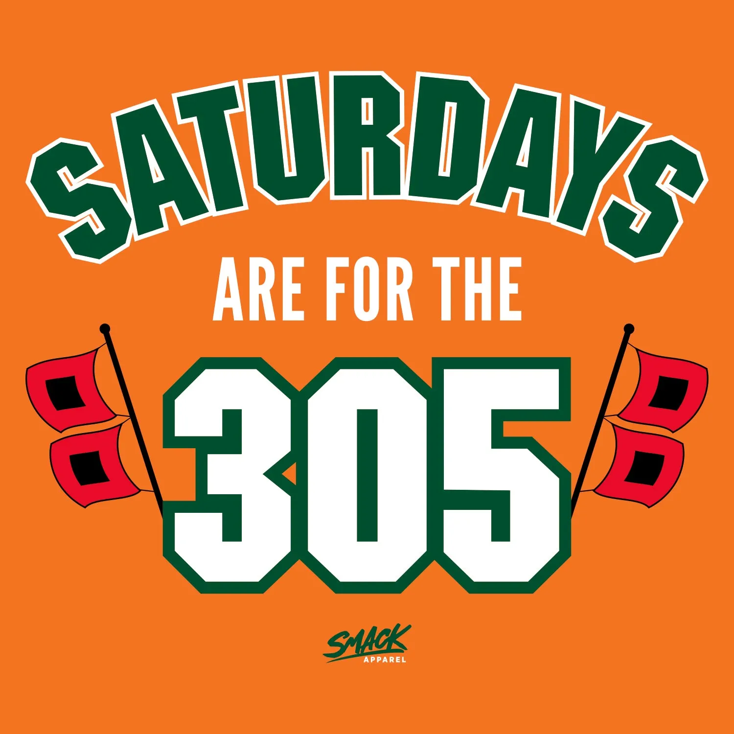 Saturdays T-Shirt for Miami College Fans (SM-5XL)