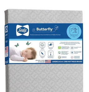 Sealy® Butterfly Premium Foam Crib Mattress and Toddler Mattress