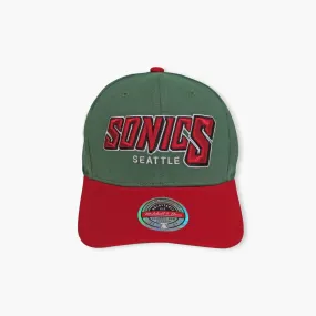 Seattle SuperSonics Shredder Stretch Snapback