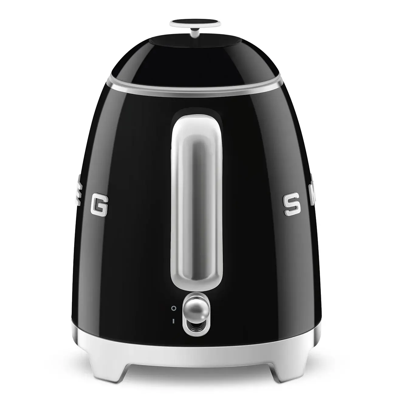 Smeg KLF05BLUK 0.8L Mini Kettle Black, Retro 50's Style, Anti-Slip Base, Auto Shut Off, 1400W