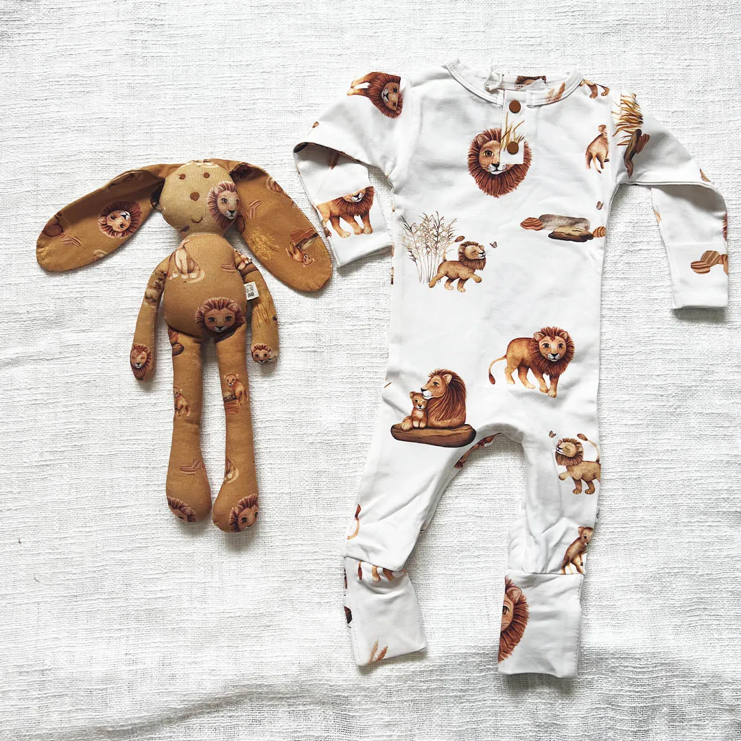 SNUGGLE HUNNY BUNNY AND GROWSUIT GIFT SET- ROSE / DAISY