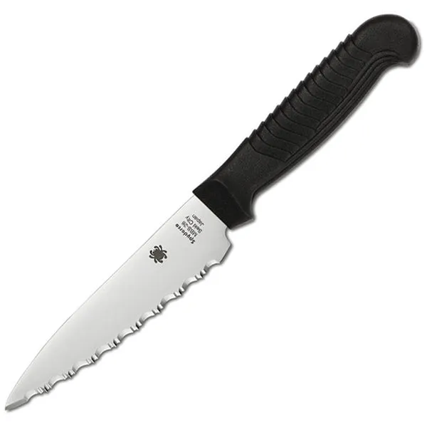 Spyderco Paring Knife Spyderedge _ Serrated -Japan