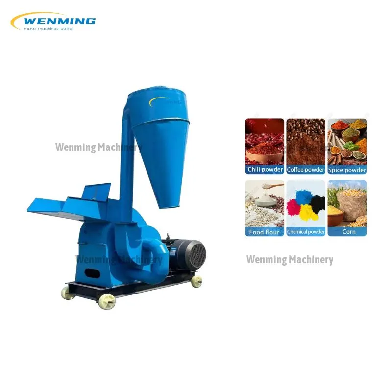 Stainless Steel Hammer Mill Food Chemical Raw Material Mill Corn Grain Crusher Straw Grinder