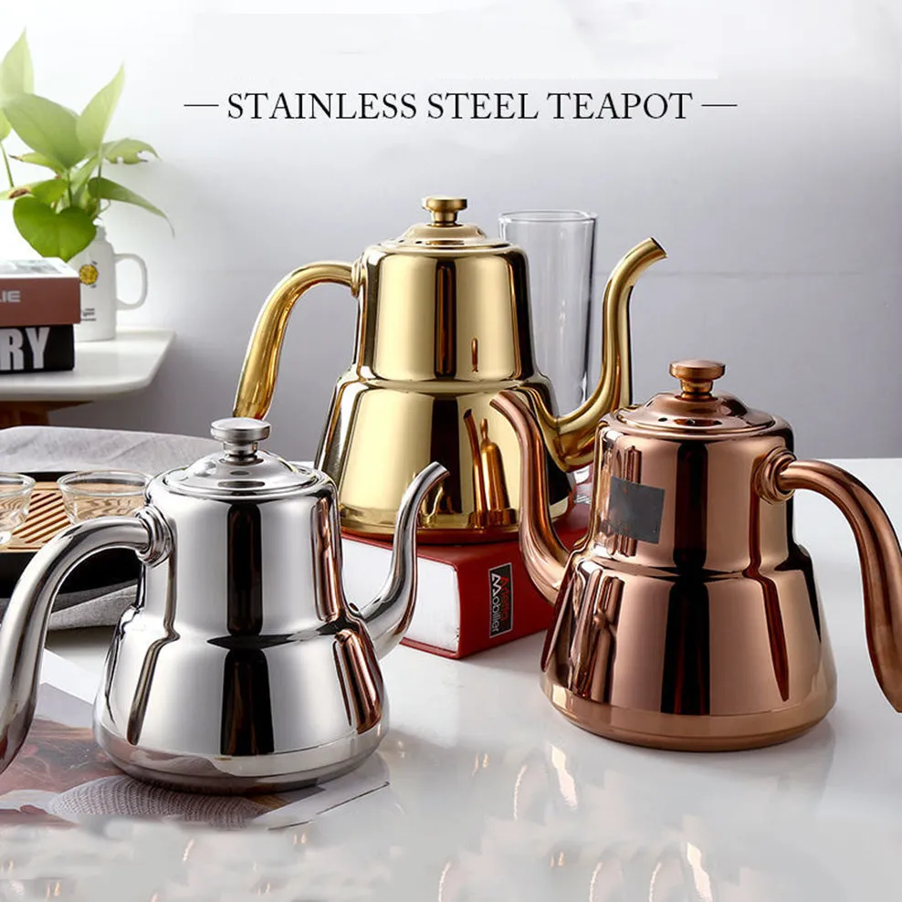 Stainless Steel Teapot Household Tea Infuser With Tea Strainer Kettle