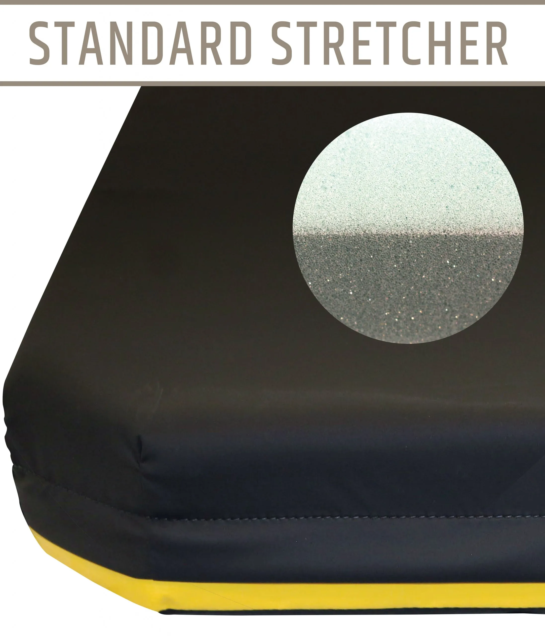 Stryker Gurney 916 - 4" Standard Stretcher Pad with Color Identifier (24" w)