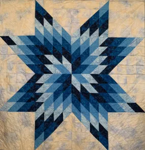 Summer Star Spiral Quilt KCS-SSSe - Downloadable Pattern