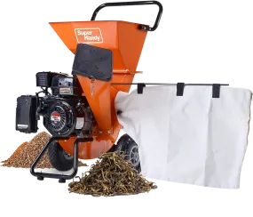 Super Handy GUO019 Wood Chipper Shredder Mulcher Ultra Heavy Duty 7HP 3 in 1 Multi-Function 3" Max Capacity New