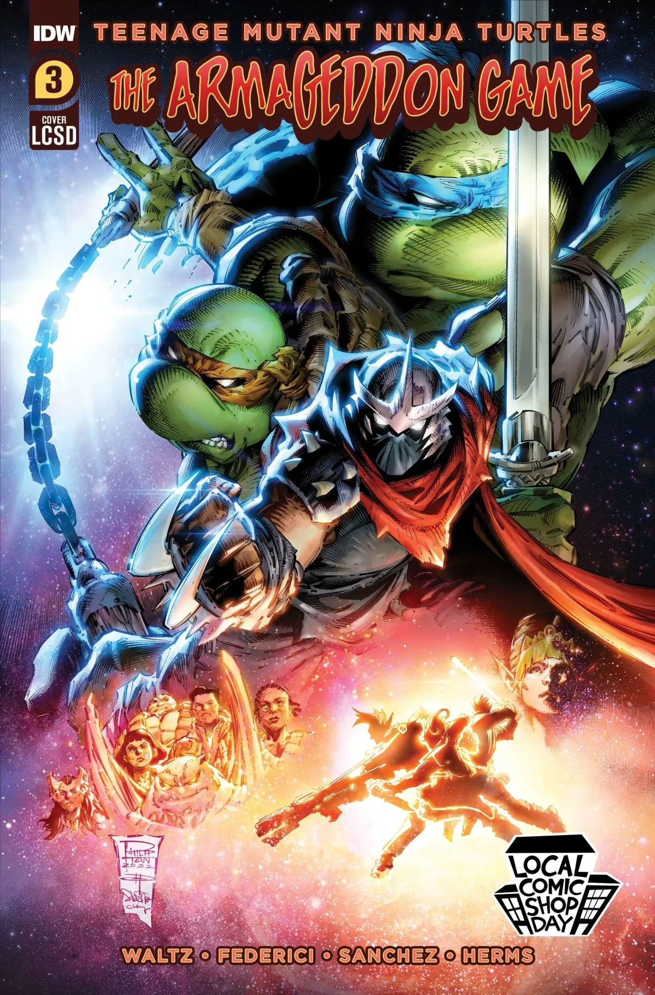 Teenage Mutant Ninja Turtles: The Armageddon Game #3 Variant Lcsd ()