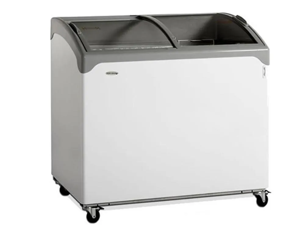 Tefcold NIC-SCEB Range Sliding Curved Glass Lid Chest Freezer