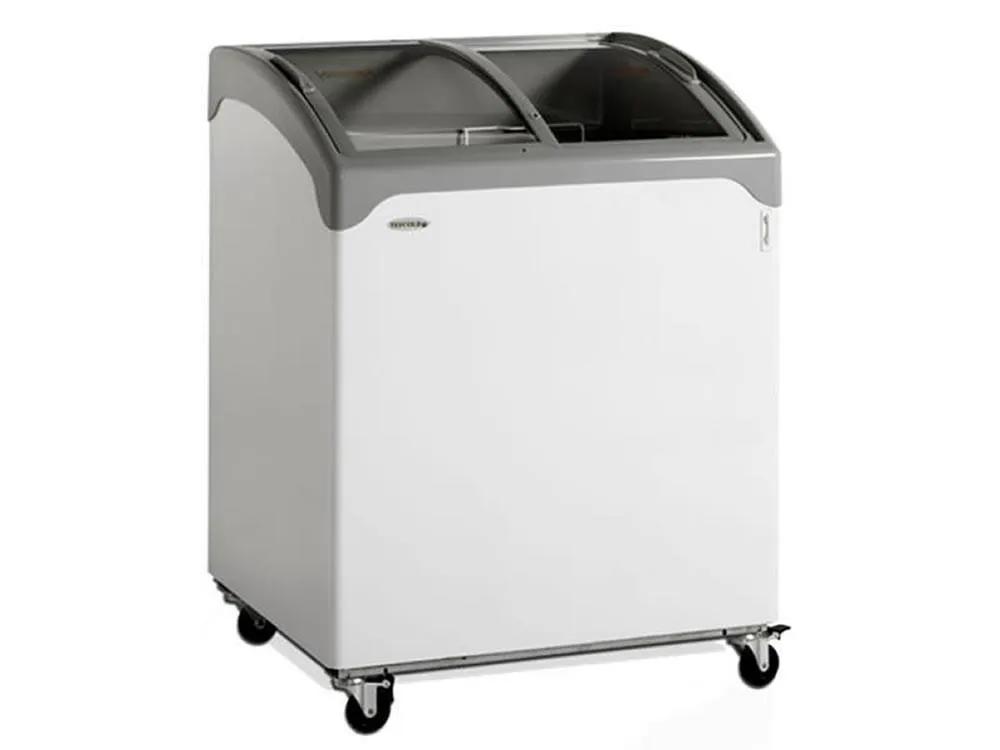 Tefcold NIC-SCEB Range Sliding Curved Glass Lid Chest Freezer