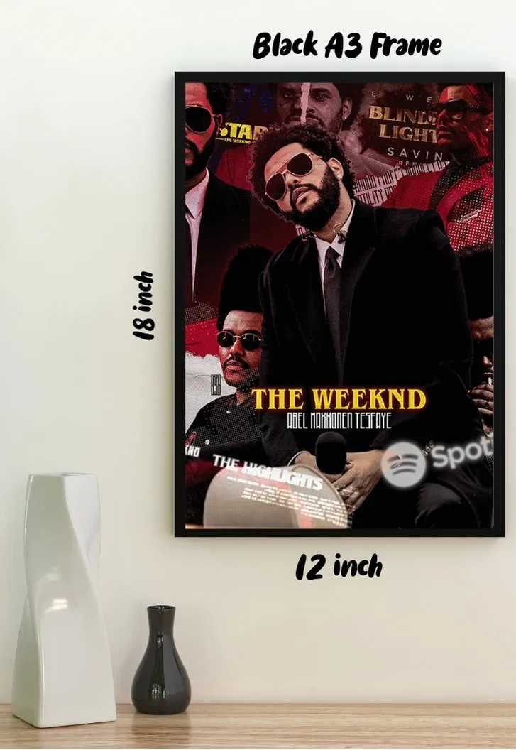 The Weeknd Moodboard Poster