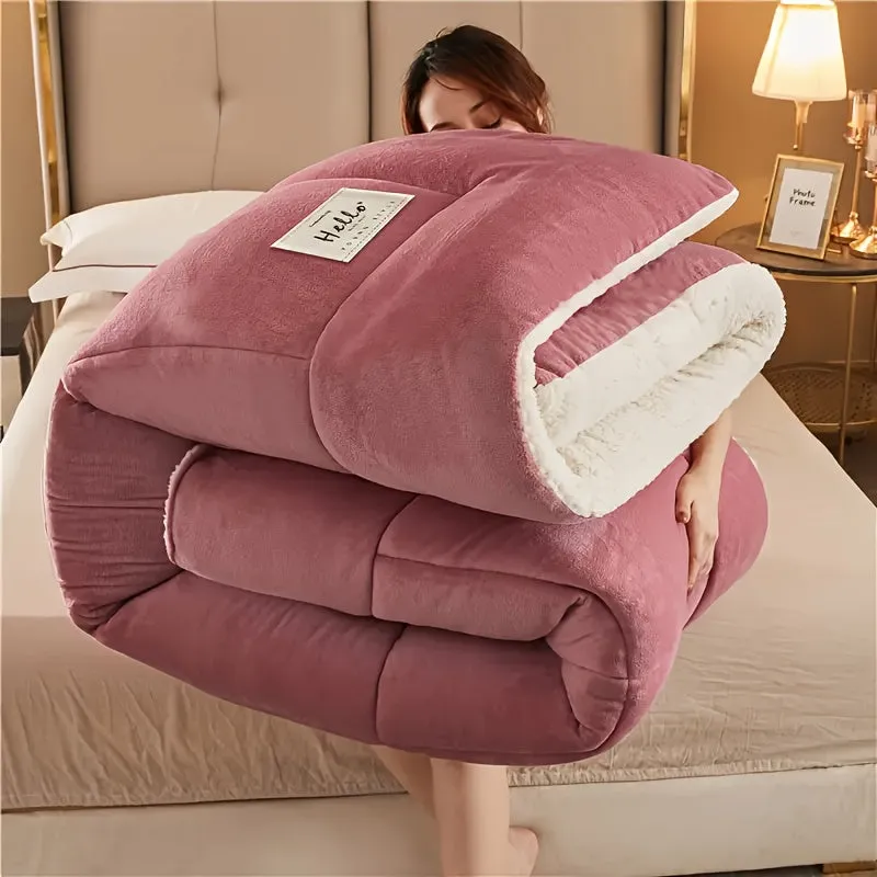 Ultra Soft Quilted Comforter - All-Season, Reversible, Machine Washable Duvet for Year-Round Comfort"