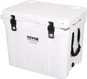 Vevor Insulated Portable Cooler 45 Quart Hard Shell Ice Chest with Handle New