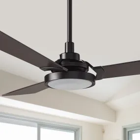 Viter Outdoor Smart Ceiling Fan with Dimmable LED Light and Remote 56"