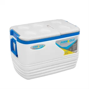 Voyager Large Outdoor Ice Chest | Side Handle | Drain Plug | Six Lid Cup Holders | 60 qt | CLEARANCE