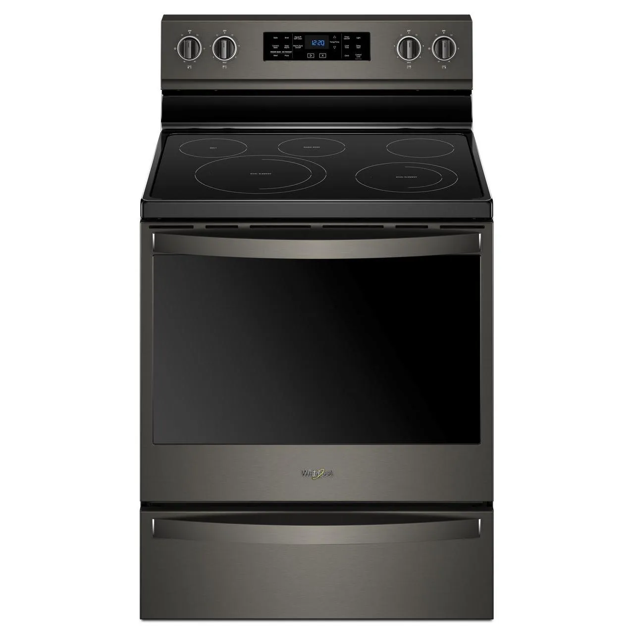 Whirlpool 30-inch Freestanding Electric Range with Frozen Bake™ Technology YWFE775H0HV