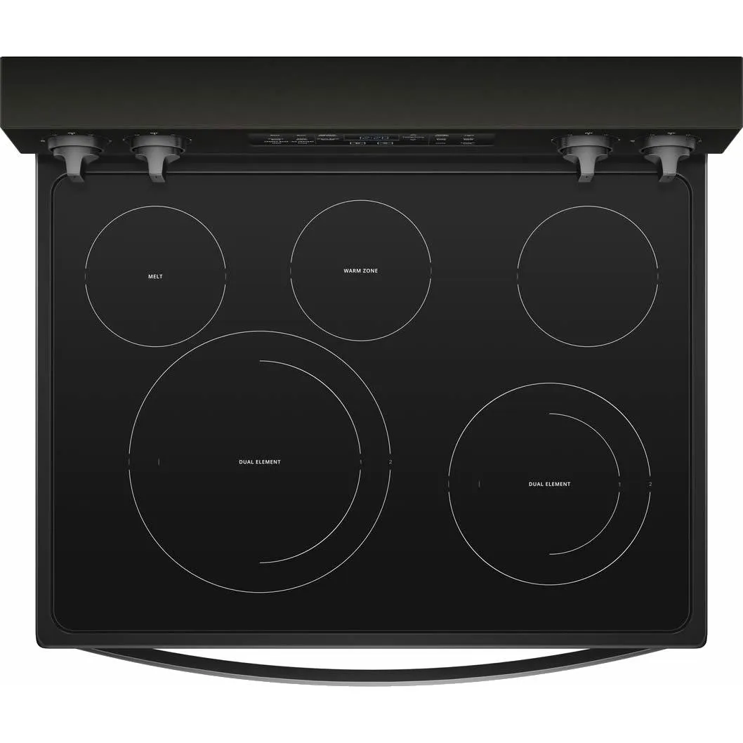 Whirlpool 30-inch Freestanding Electric Range with Frozen Bake™ Technology YWFE775H0HV