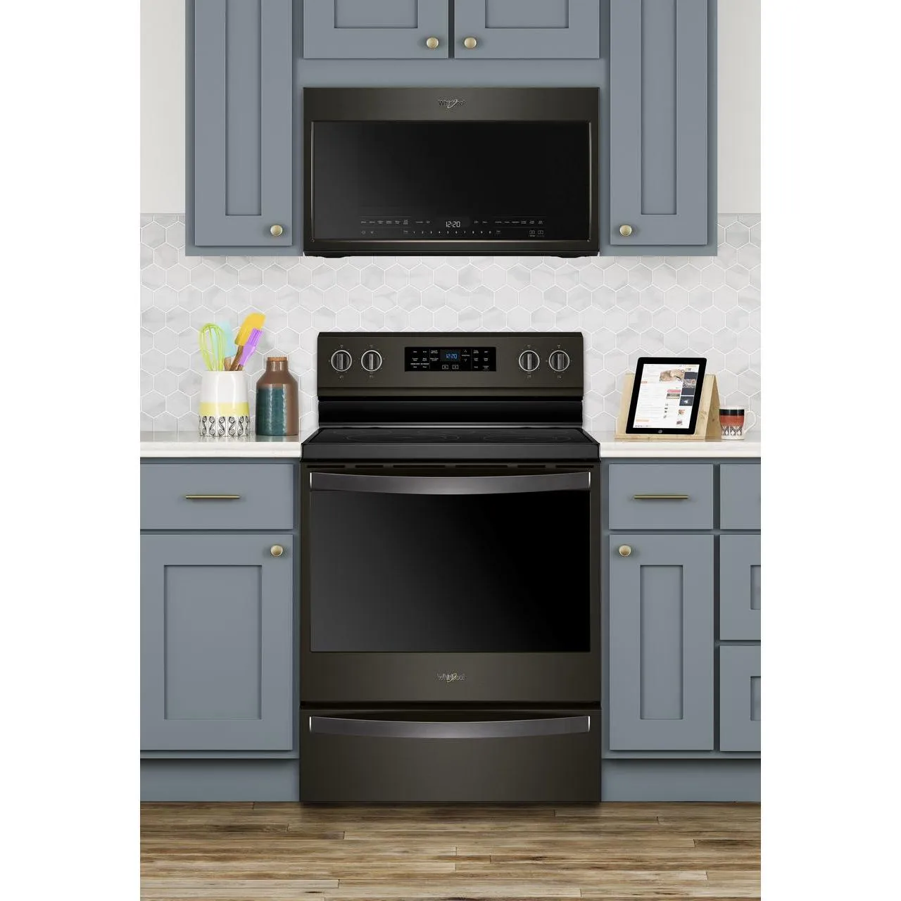 Whirlpool 30-inch Freestanding Electric Range with Frozen Bake™ Technology YWFE775H0HV